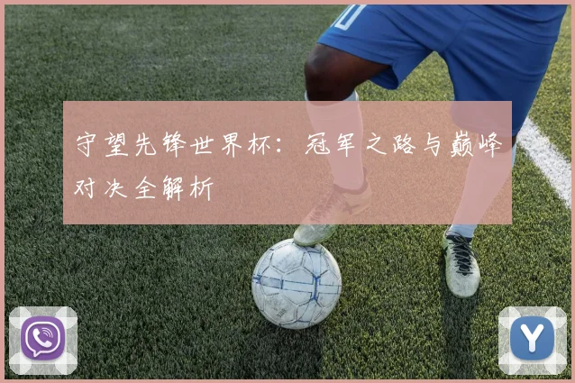 守望先锋世界杯：冠军之路与巅峰对决全解析